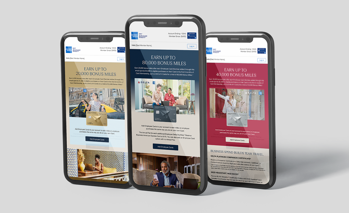 Delta | Amex Email Campaign